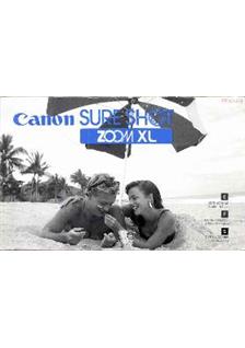 Canon SureShot Zoom XL manual. Camera Instructions.